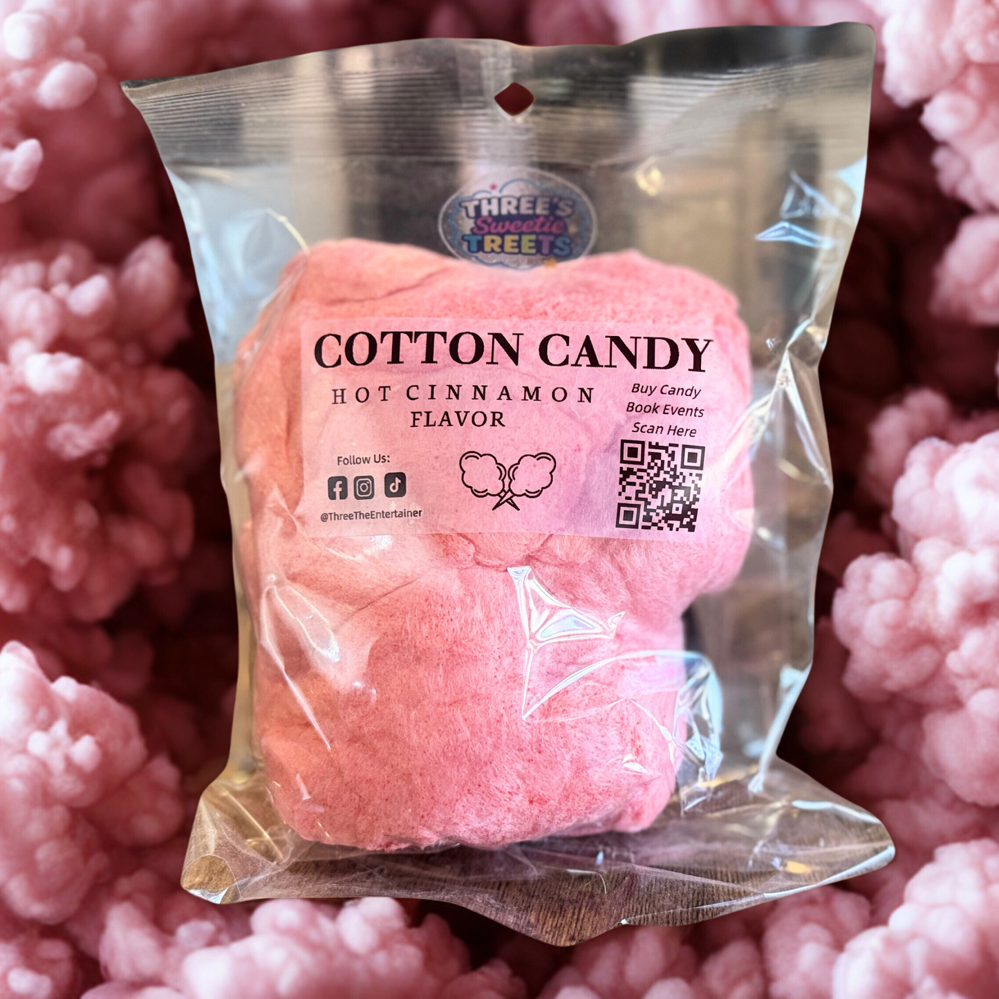 Hot Cinnamon Cotton Candy