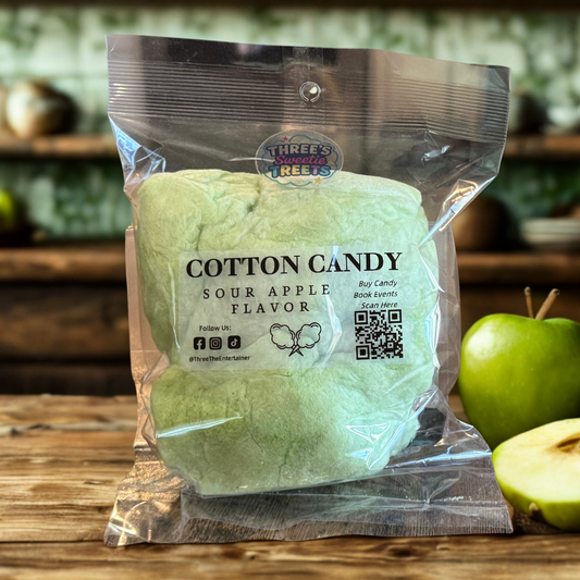 Sour Apple Cotton Candy